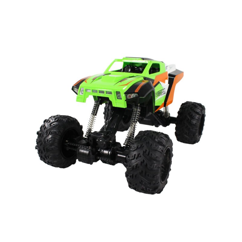 vehiculo a control remoto jeep. todo terreno 4 ruedas green — vista 3