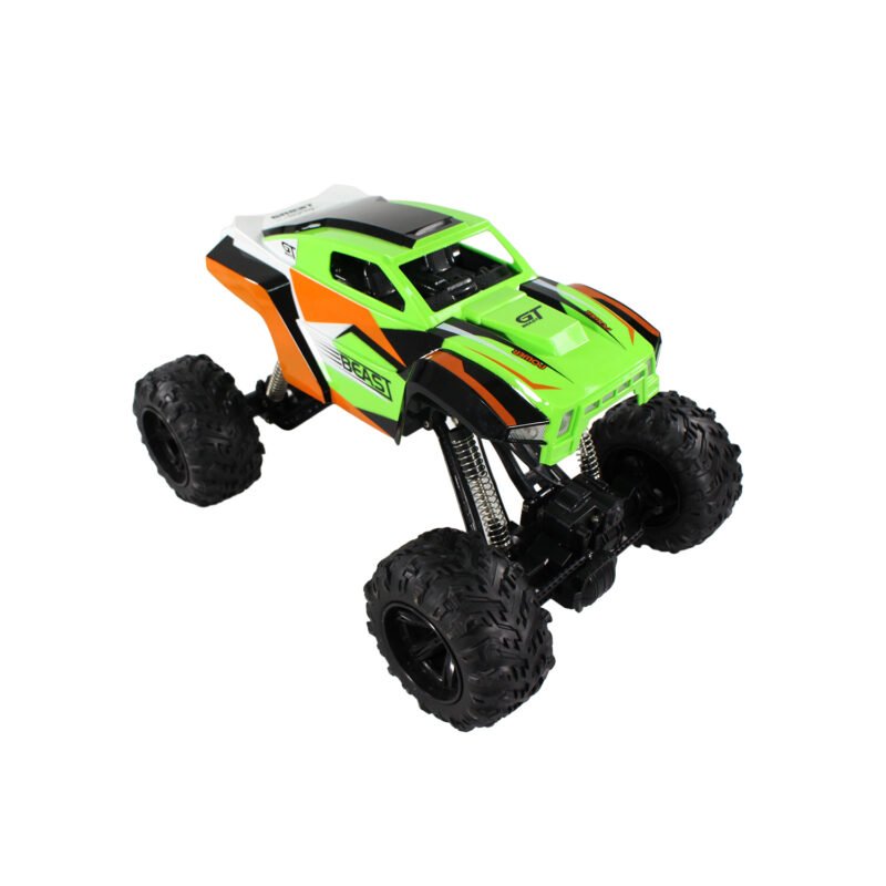 vehiculo a control remoto jeep. todo terreno 4 ruedas green — vista 4