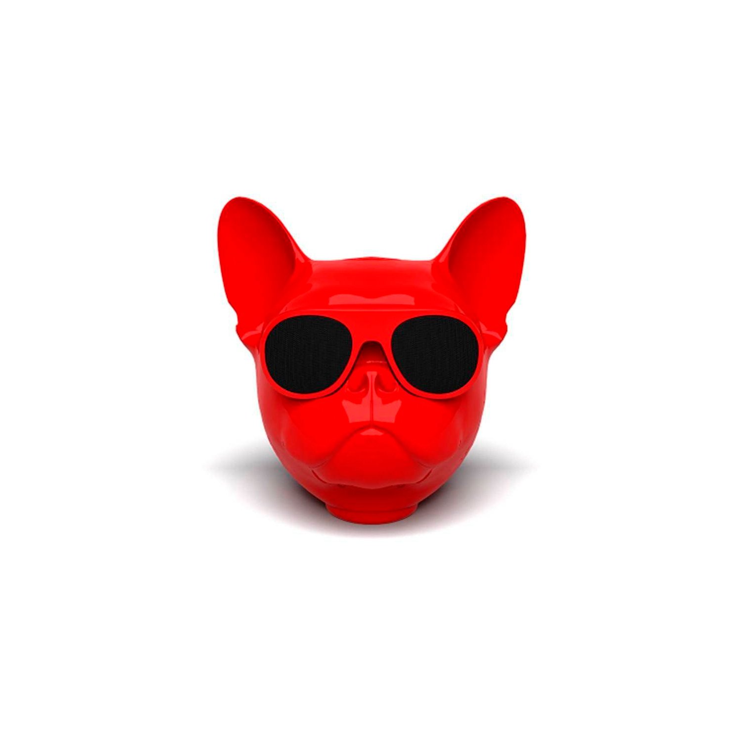 parlante bt cabeza bulldog frances. red parlante bt cabeza bulldog frances. red