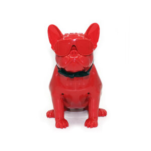 parlante bt bulldog frances. 33cm red