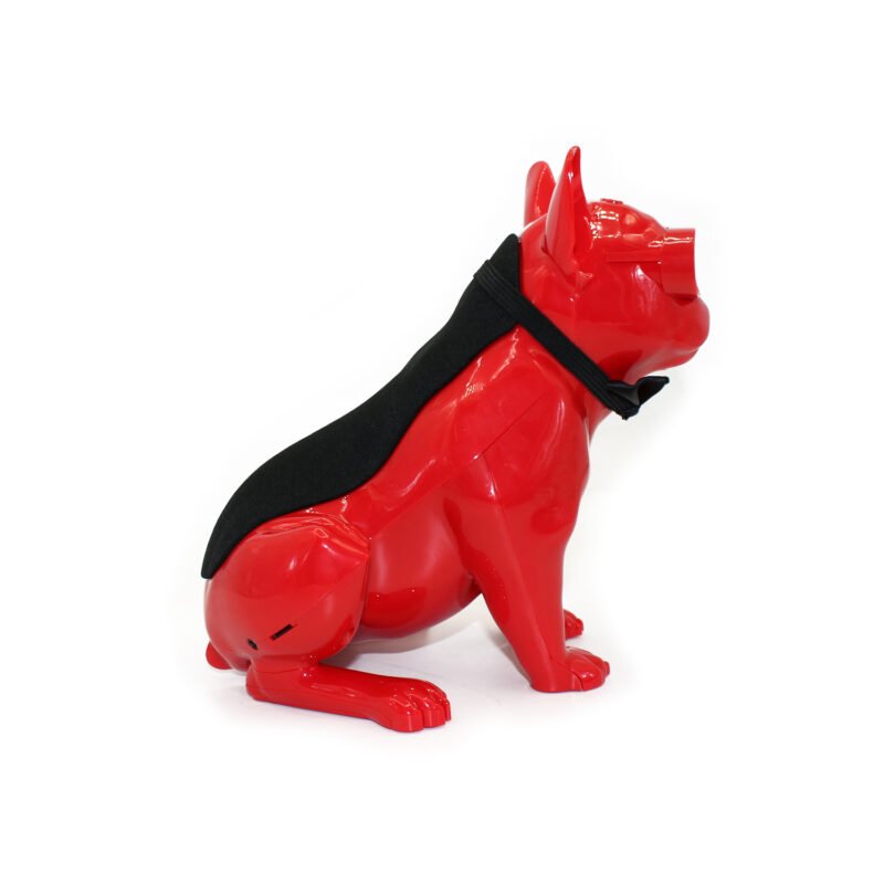 parlante bt bulldog frances. 33cm red — vista 3