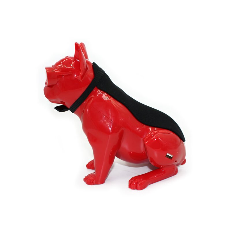 parlante bt bulldog frances. 33cm red — vista 4