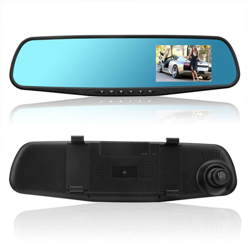 espejo retrovisor + camara frontal y camara de retroceso — vista 5