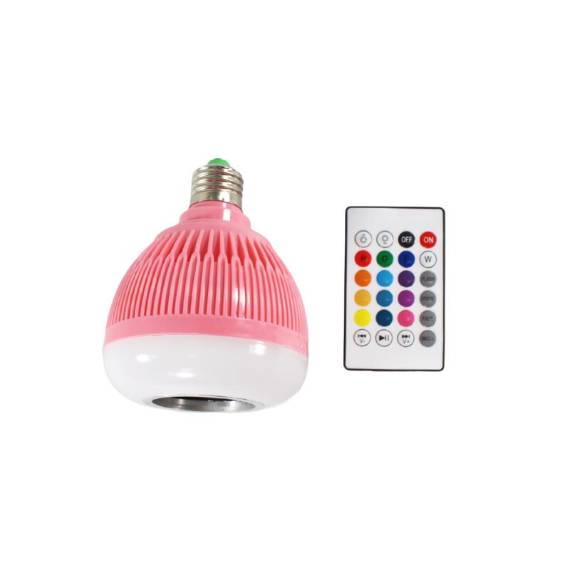 ampolleta parlante con control remoto e27 pink — vista 6