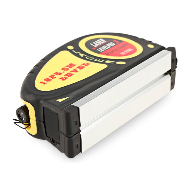 cinta metrica con nivel laser, linea laser 360º, 3 pilas ag13 incluidas. — vista 2