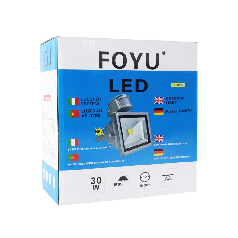 reflector led con sensor de movimiento de 30ws — vista 6