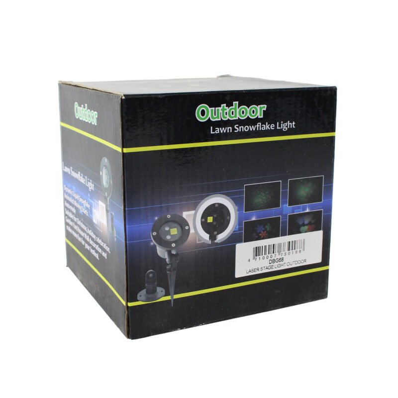 luz laser decorativa de exterior multipunto y verde red — vista 6