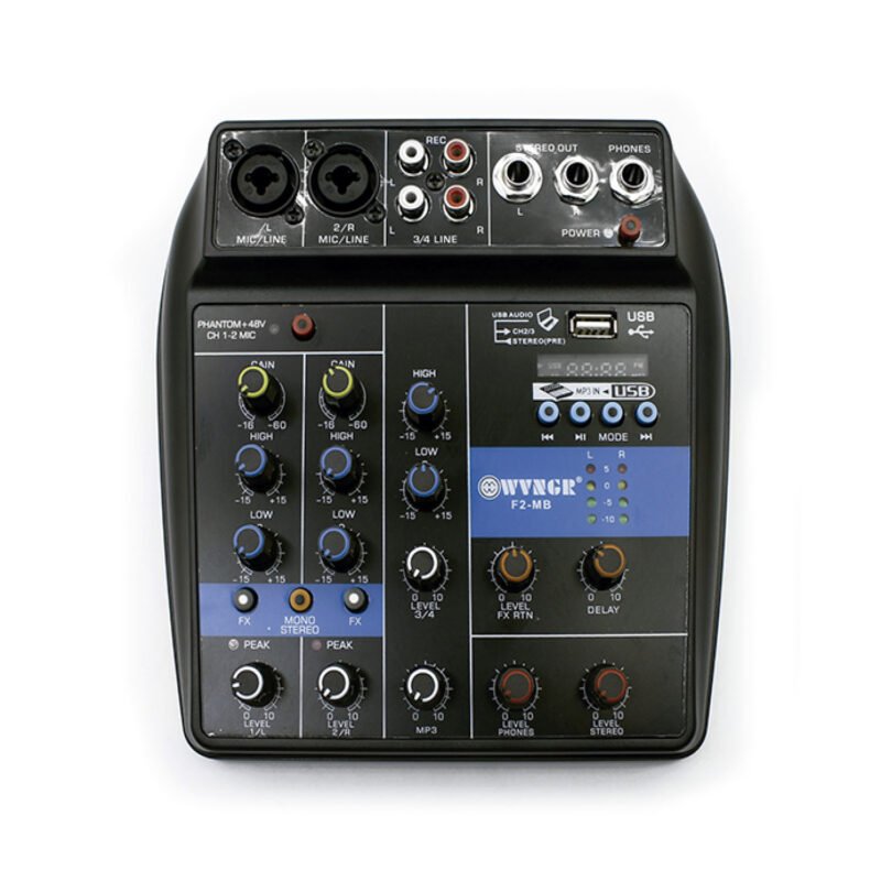 mezclador audio 4 canales — vista 4