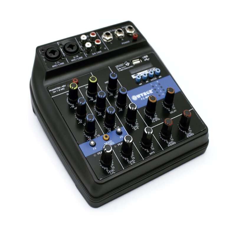 mezclador audio 4 canales — vista 3