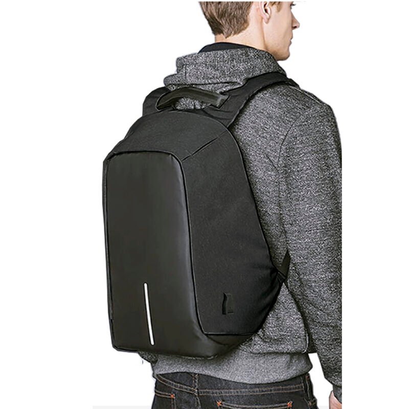 mochila antirobo. black — vista 3