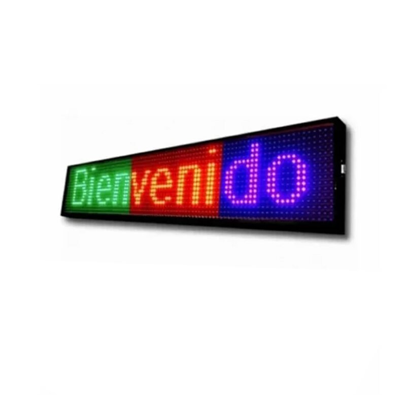 letrero led con usb de 100 x 20 cm — vista 4