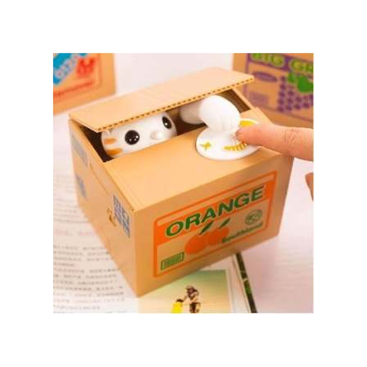 alcancia gato roba monedas alcancia gato roba monedas