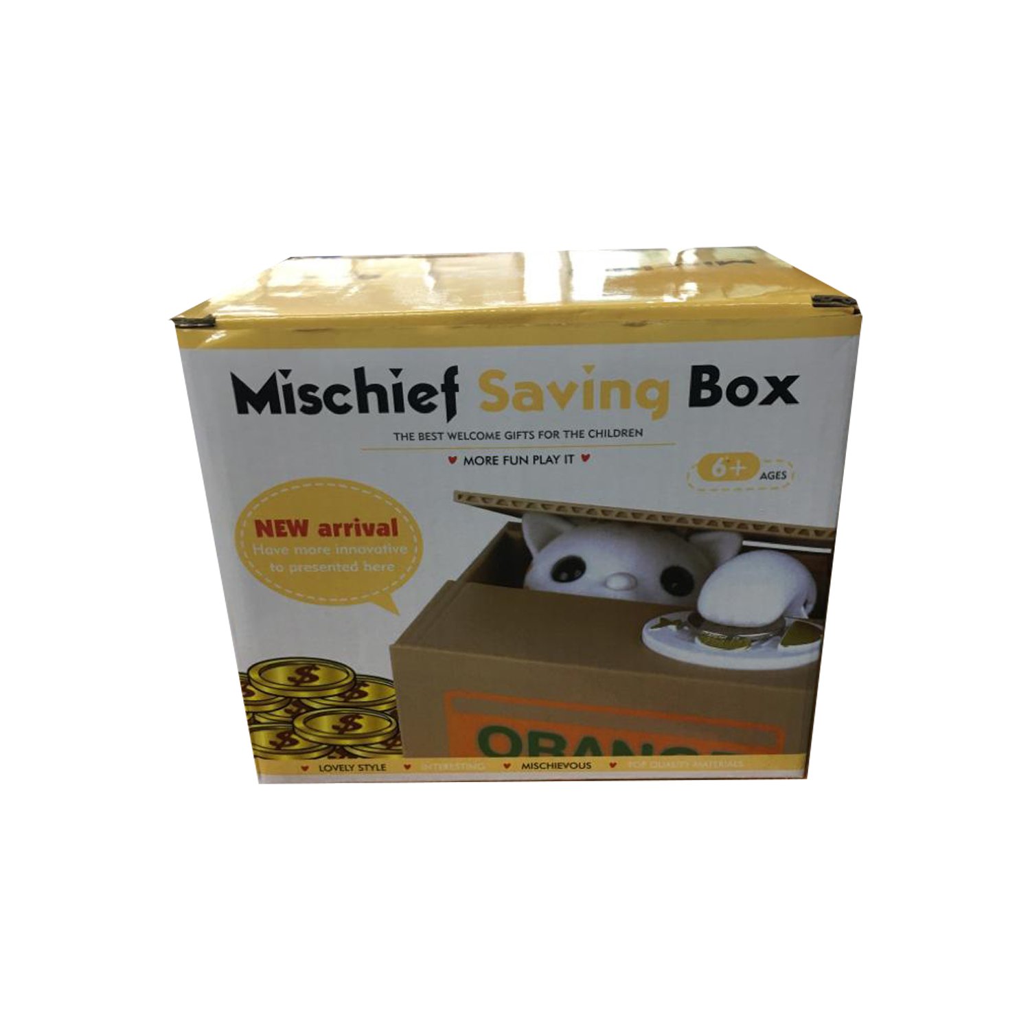 alcancia gato roba monedas alcancia gato roba monedas