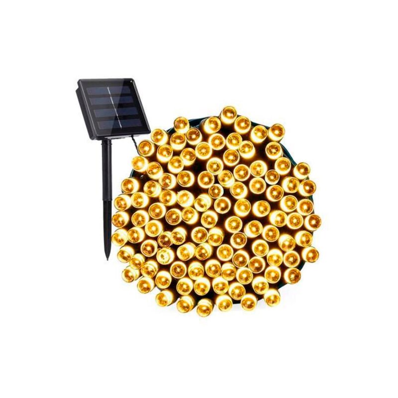 guirnalda 200 led con carga solar. — vista 2