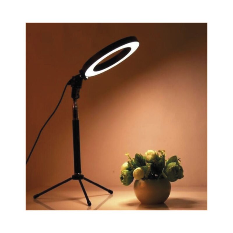 aro de luz para selfie con tripode 10 pulgadas — vista 3
