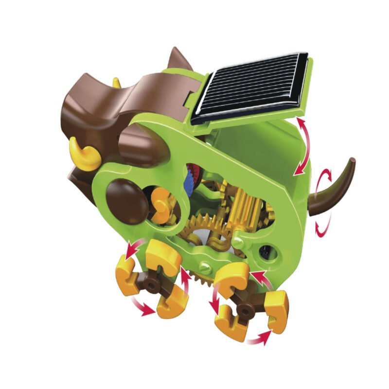 juguete jabali solar armable — vista 2