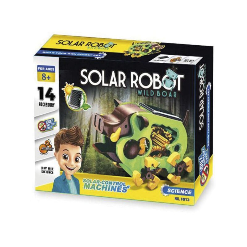 juguete jabali solar armable — vista 3
