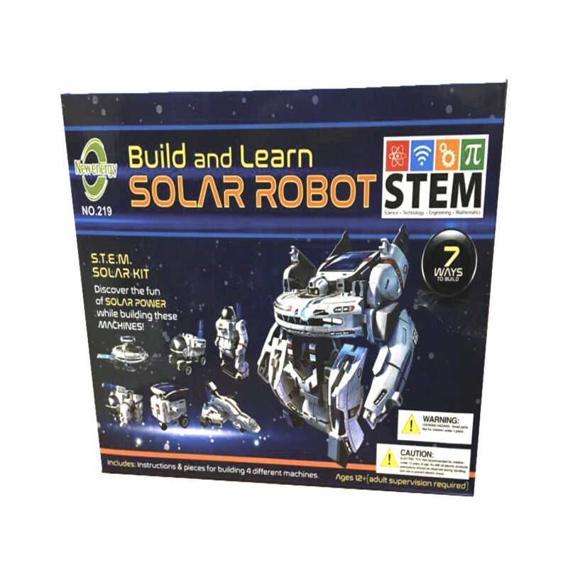 juguete robot solar armable 7 en 1 — vista 4
