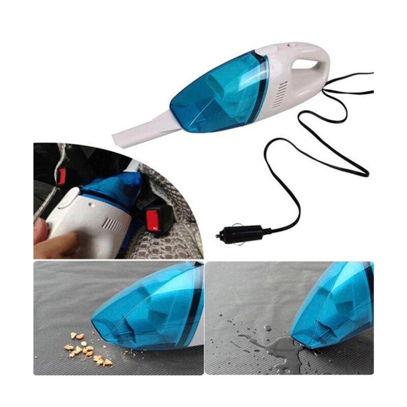 aspiradora para automovil portatil para 12v / 60w, succion poderosa, accesorios incluidos, filtro lavable, facil de usar. — vista 3