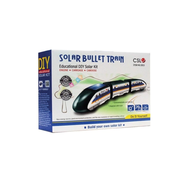 juguete robot solar tren bala armable — vista 4