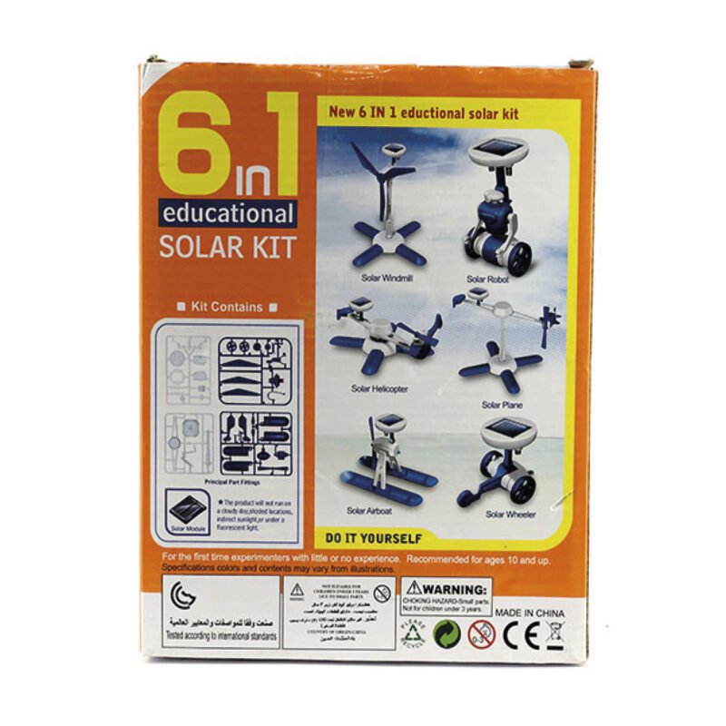 juguete robot solar armable 6 en 1 — vista 5