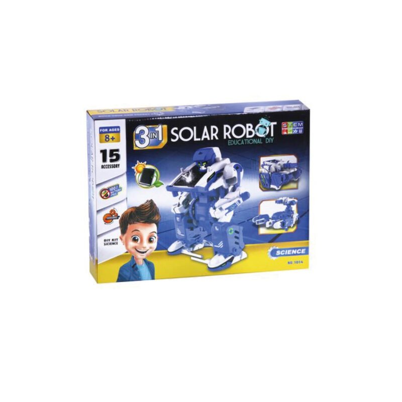 juguete robot solar armable 3 en 1 — vista 3