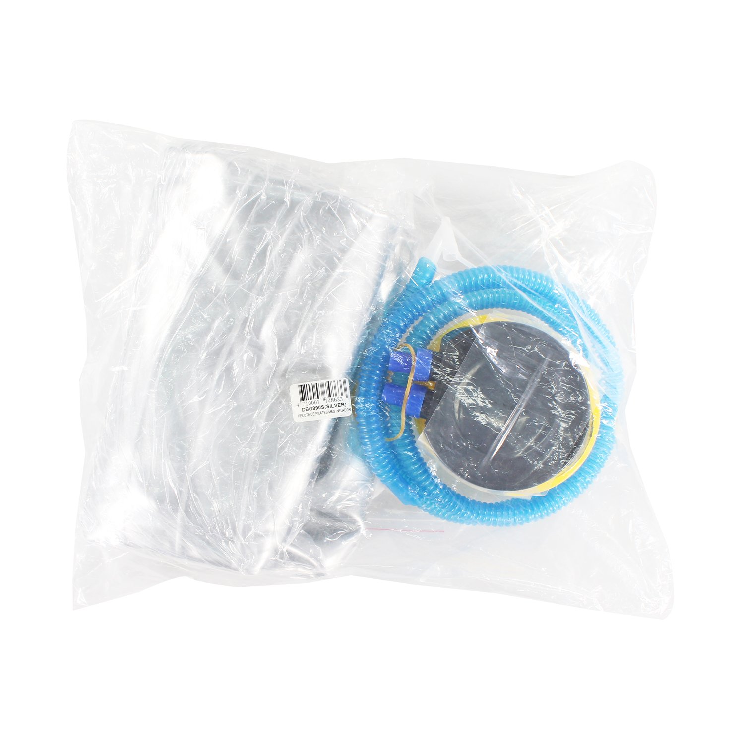 pelota balon 75 cm pilates yoga + inflador pelotas silver pelota balon 75 cm pilates yoga + inflador pelotas silver
