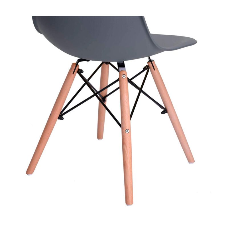 silla estilo eames silver — vista 4
