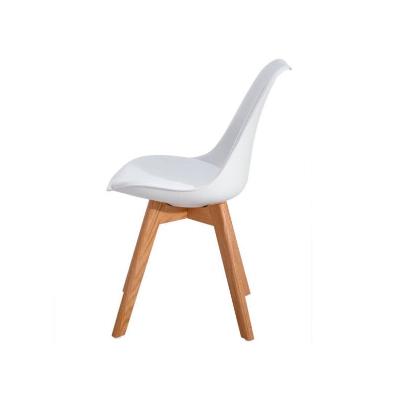 silla estilo eames acolchadawhite — vista 2