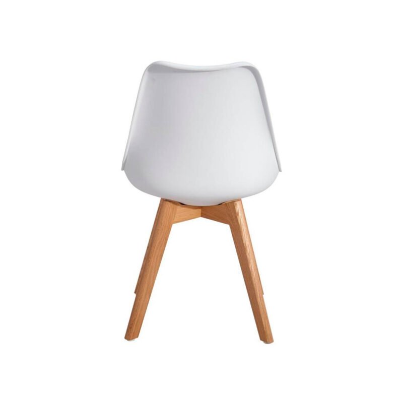 silla estilo eames acolchadawhite — vista 3