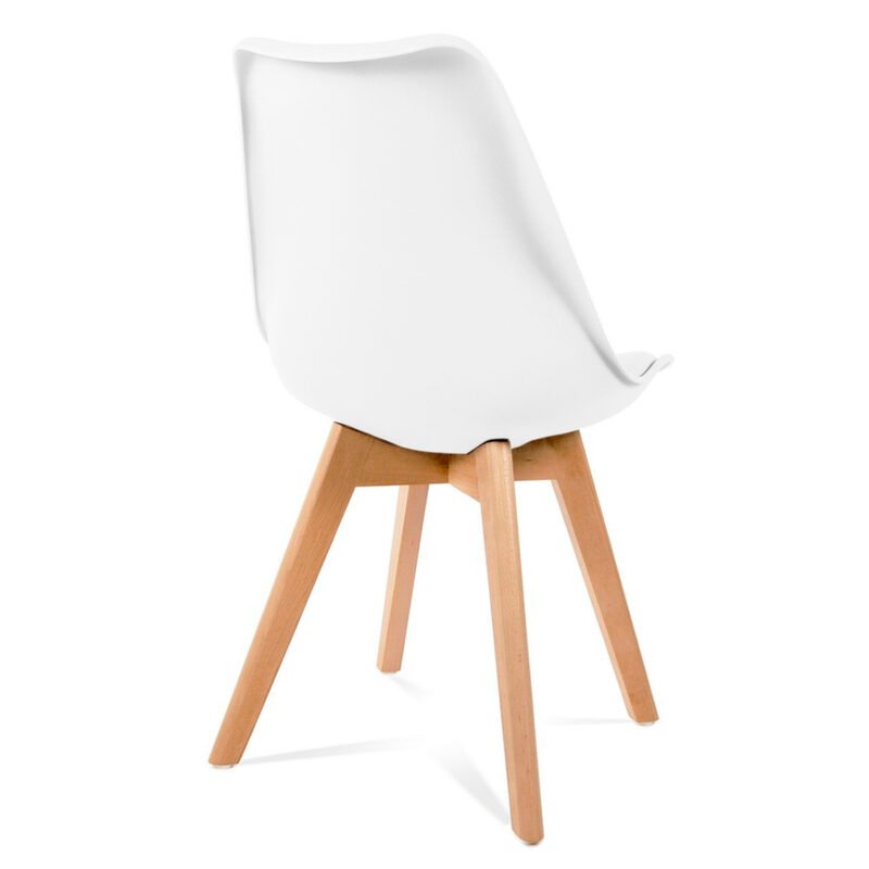 silla estilo eames acolchadawhite — vista 4