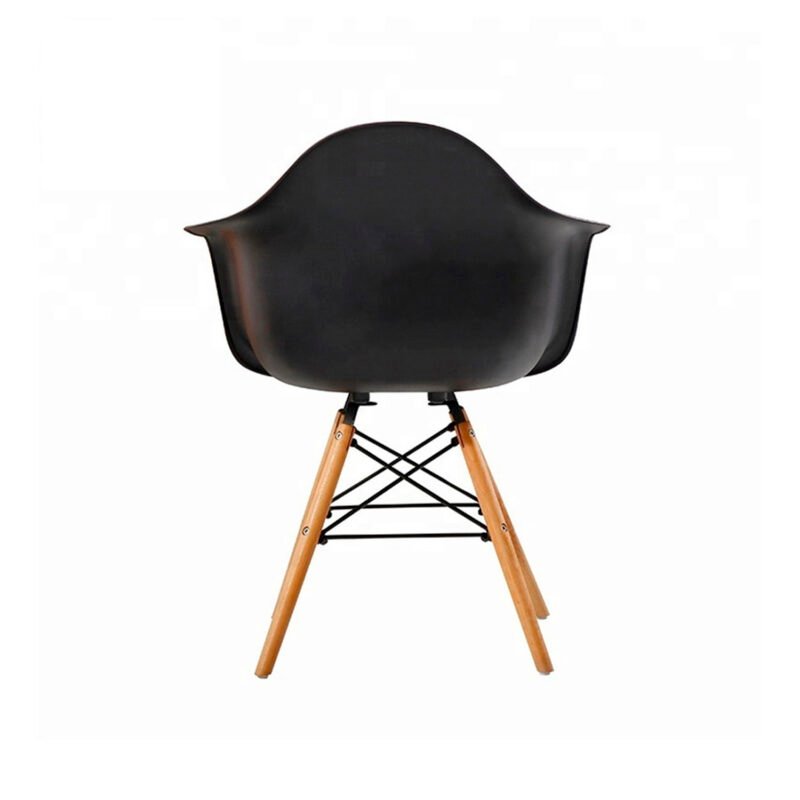 silla butaca estilo eames black — vista 2