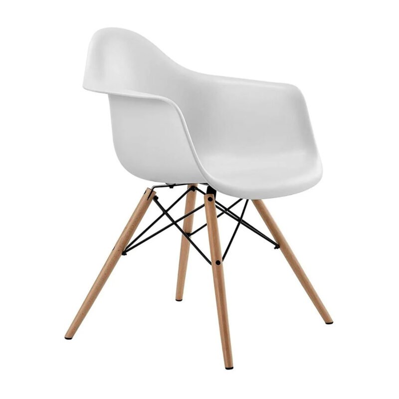 silla butaca estilo eames white