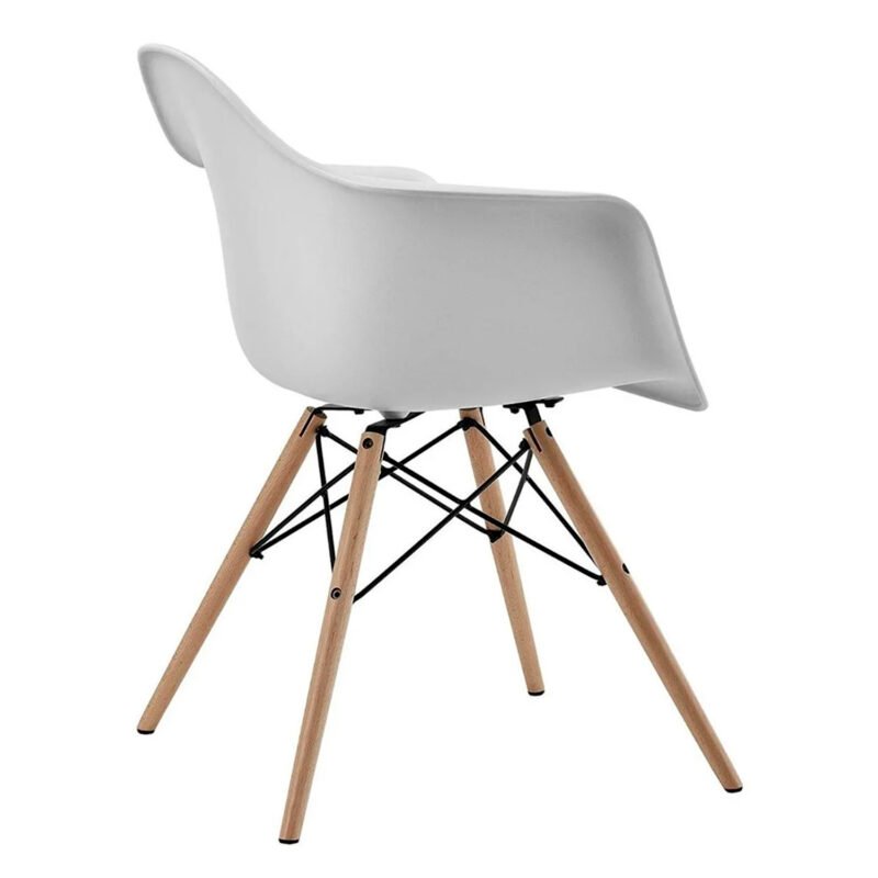 silla butaca estilo eames white — vista 3