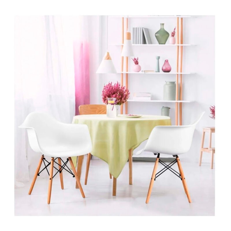silla butaca estilo eames white — vista 6
