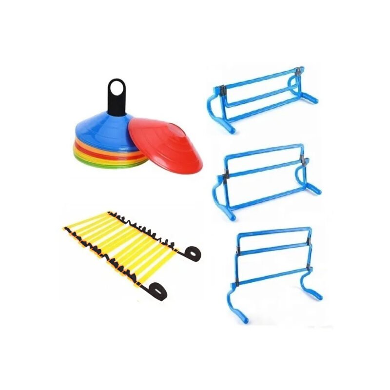 kit de entrenamiento/3 vallas+1 escalerilla +10 conos