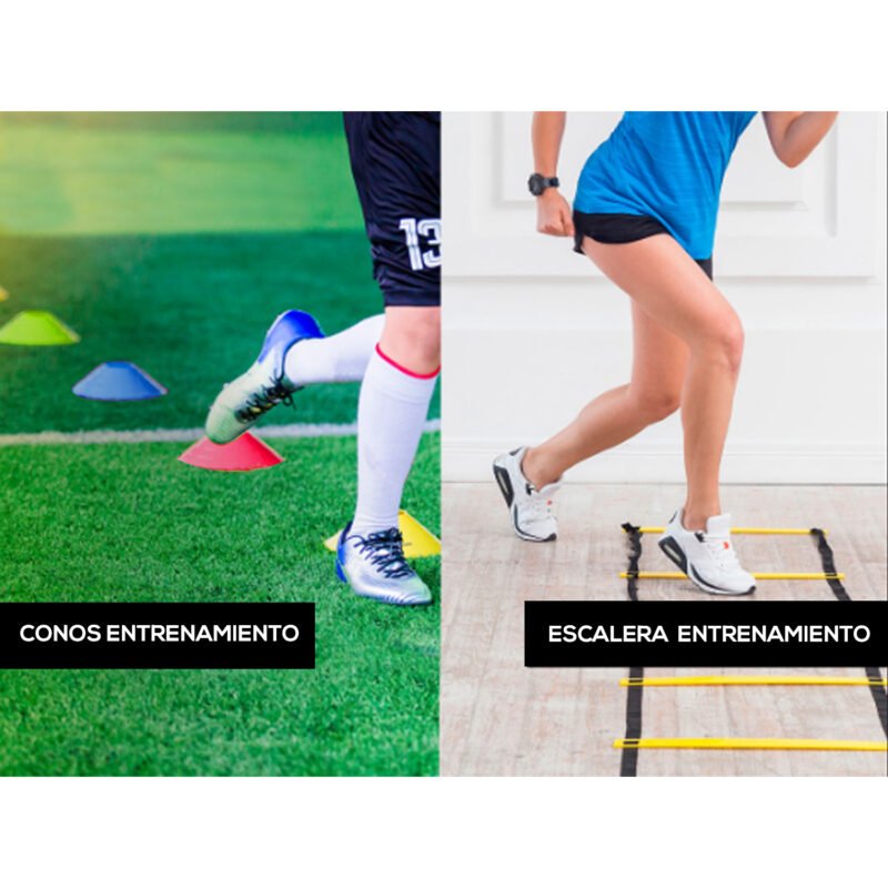 kit de entrenamiento/3 vallas+1 escalerilla +10 conos — vista 4