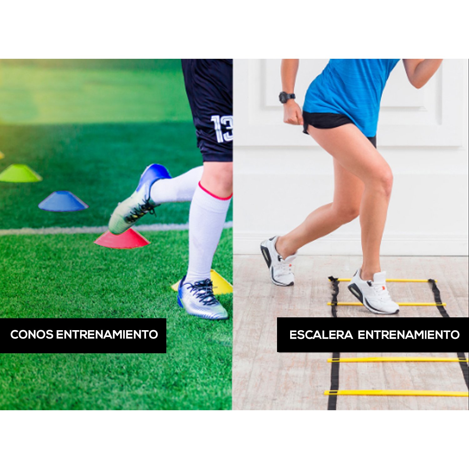 kit de entrenamiento/3 vallas+1 escalerilla +10 conos kit de entrenamiento/3 vallas+1 escalerilla +10 conos