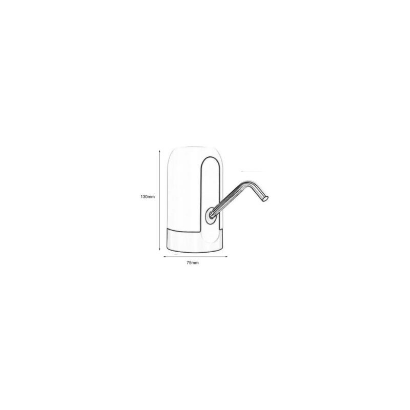 bomba dispensador de agua electrico con carga usb — vista 6