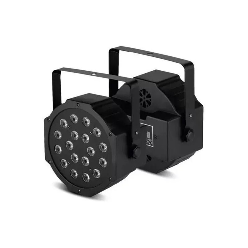 foco par 18 led rgb 18x1w — vista 5