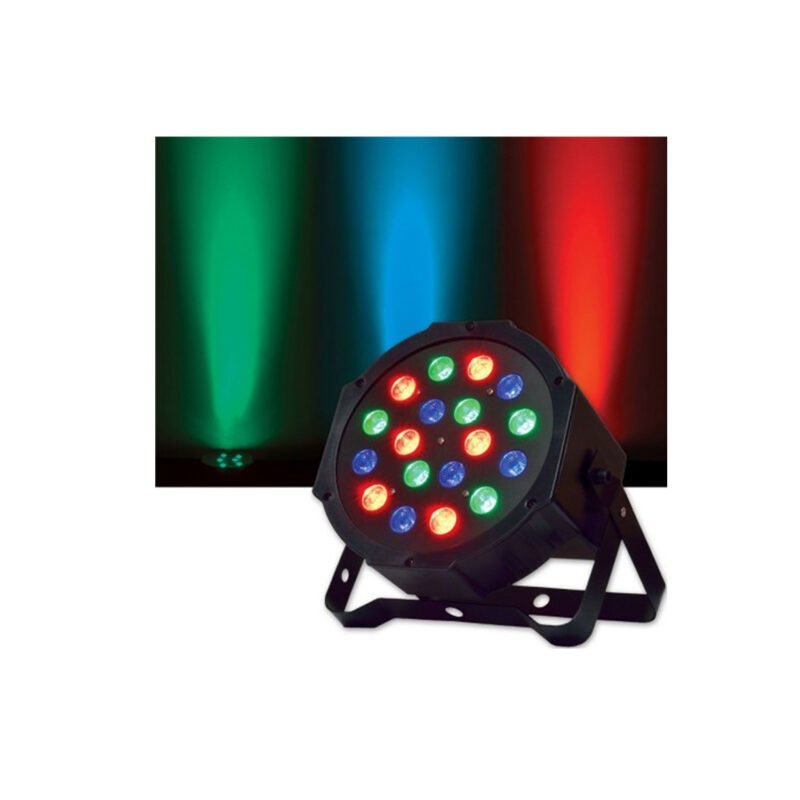 foco par 18 led rgb 18x1w — vista 6