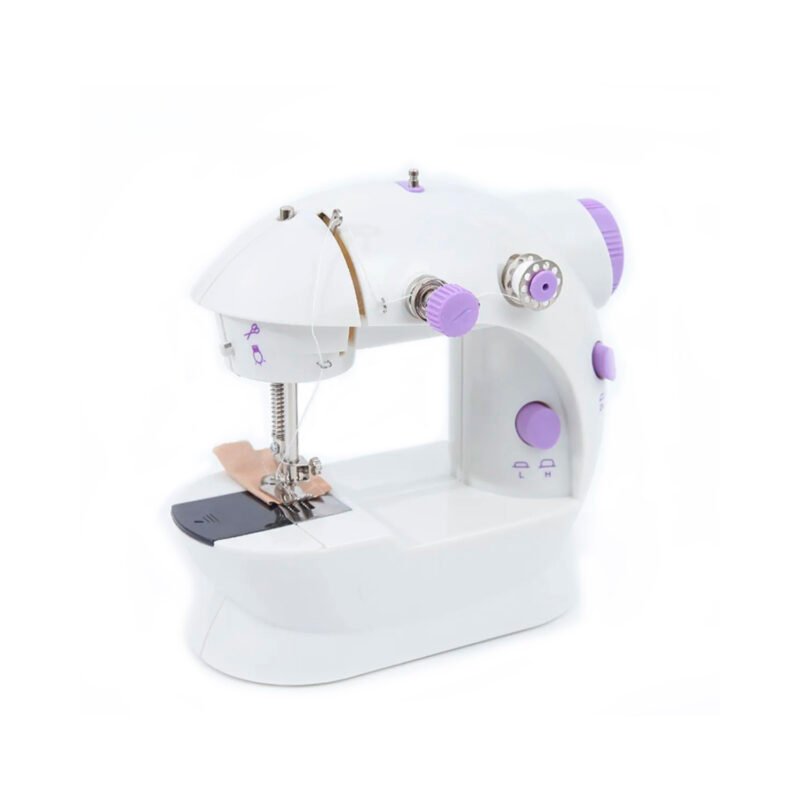 maquina de coser mini portatil con pedal, incluye enhebrador y agujas. — vista 2