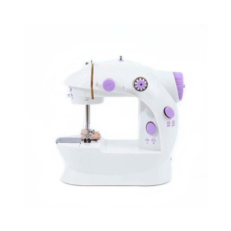 maquina de coser mini portatil con pedal, incluye enhebrador y agujas. — vista 3