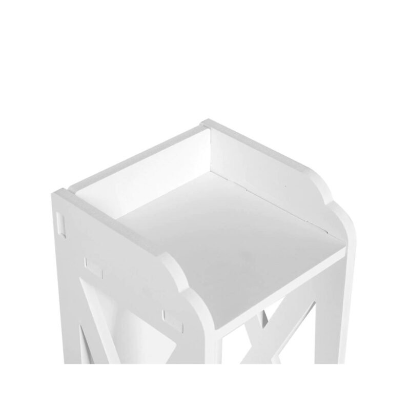 mueble elegante para baÑo, con cajones para toallas y cosmeticos. resistente a la humedad.white — vista 6