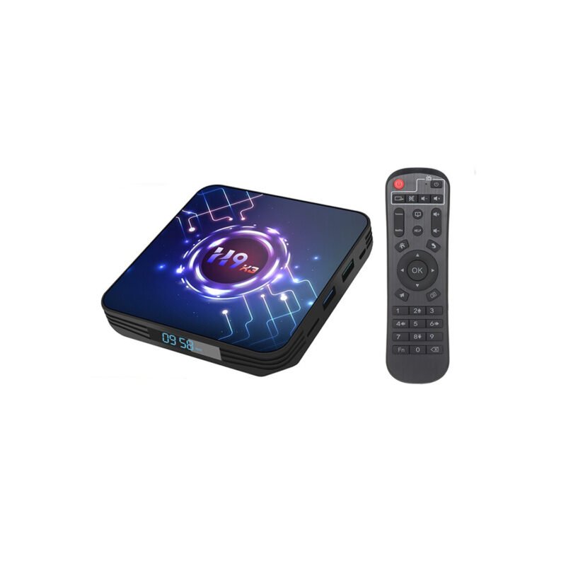 tv box h9 x3 s905x3 smart android 4 + 64 gb android 9.0 — vista 4