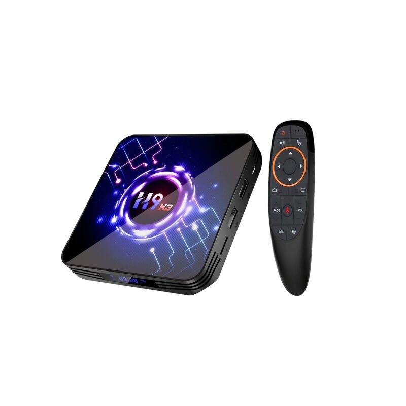 tv box h9 x3 s905x3 smart android 4 + 64 gb android 9.0 — vista 5