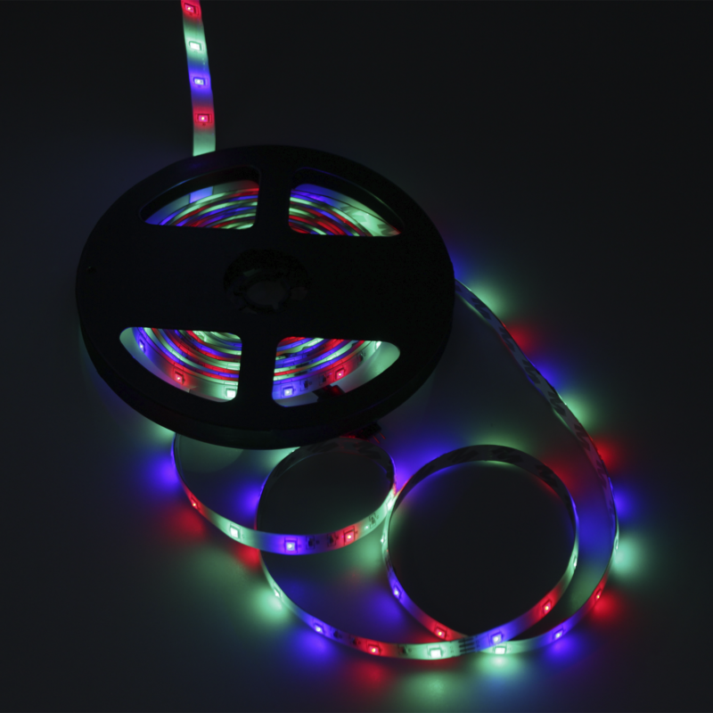 tira led wifi de 5 mts con transformador. led 2835 — vista 2