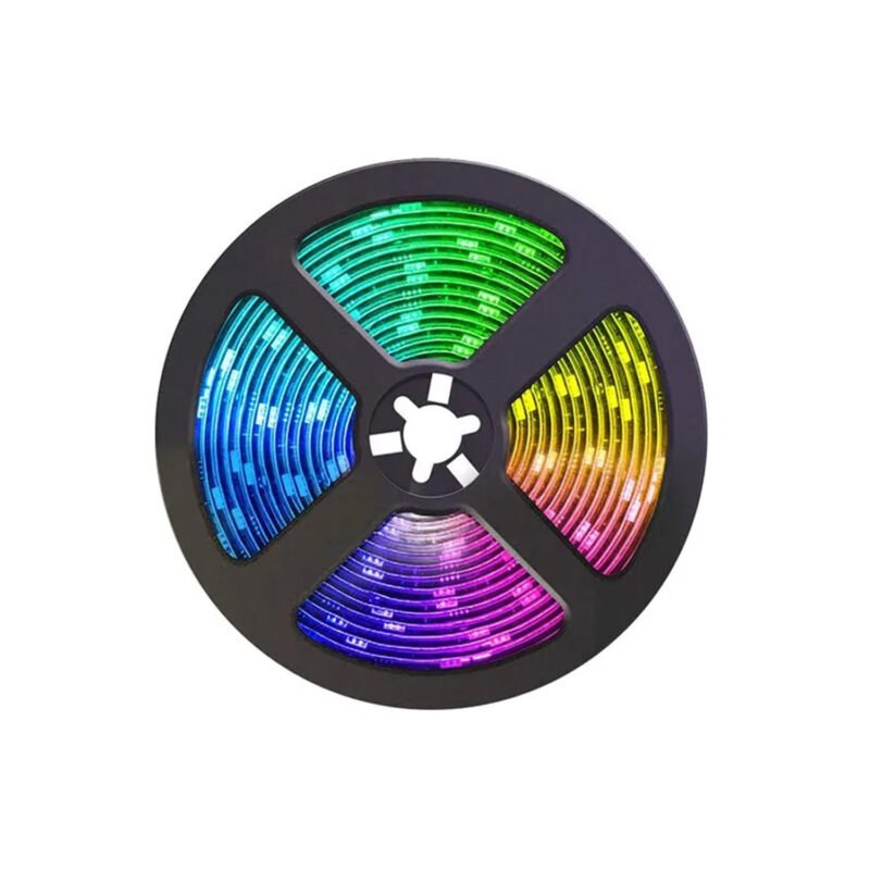 tira led wifi de 5 mts con transformador. led 5050 — vista 4