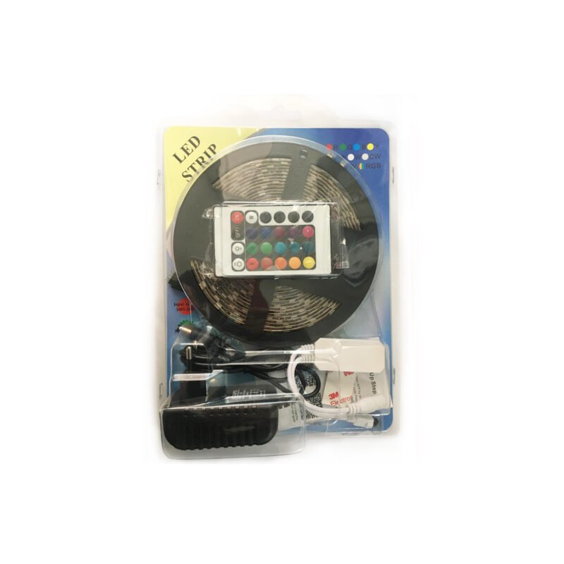 tira led wifi de 5 mts con transformador. led 5050