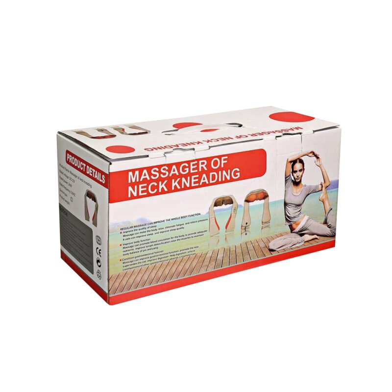 masajeador de espalda y cuello. 8 nodos shiatsu, 3 velocidades, funcion de calor. incluye adaptador auto. — vista 5